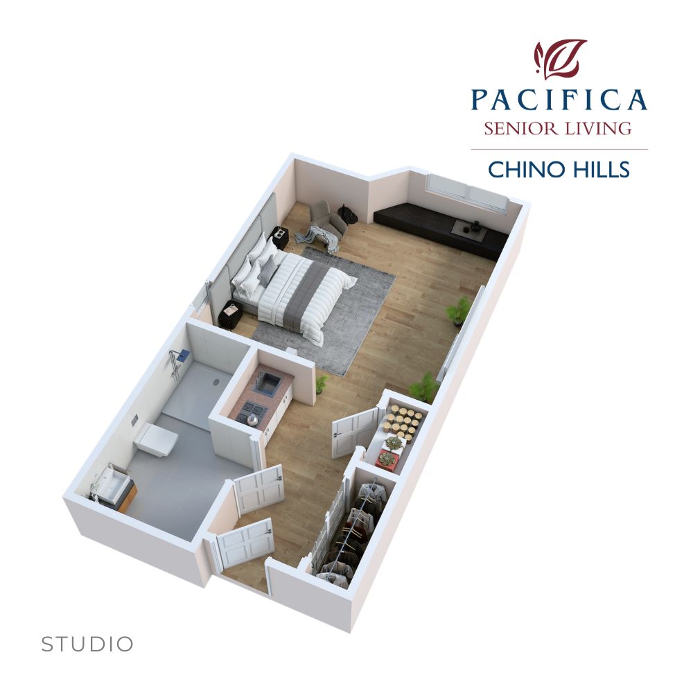 Studio floorplan